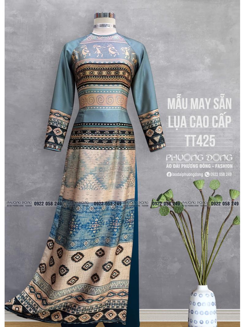 Áo Dài Truyền Thống Lụa Cao Cấp TT425